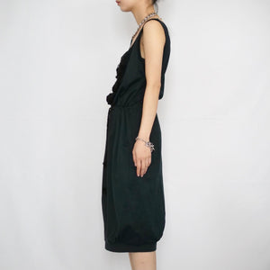 [OLD&VINTAGE] YVES SAINT LAURENT rive gauche カットソーノースリーブドレス