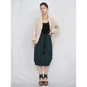 [OLD&VINTAGE] YVES SAINT LAURENT rive gauche カットソーノースリーブドレス