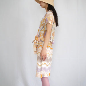 [OLD&VINTAGE] missoni  シルクドレス