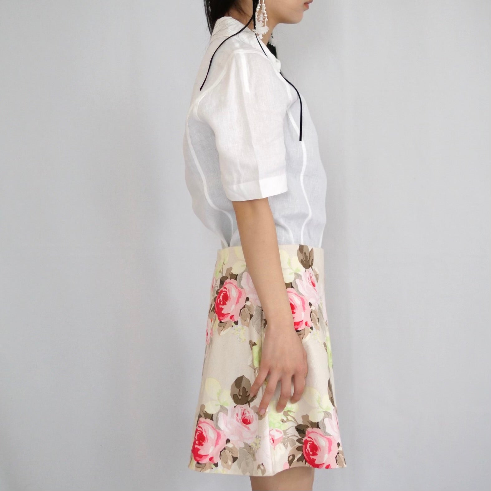 [OLD&VINTAGE] Carven 花柄ショートパンツ