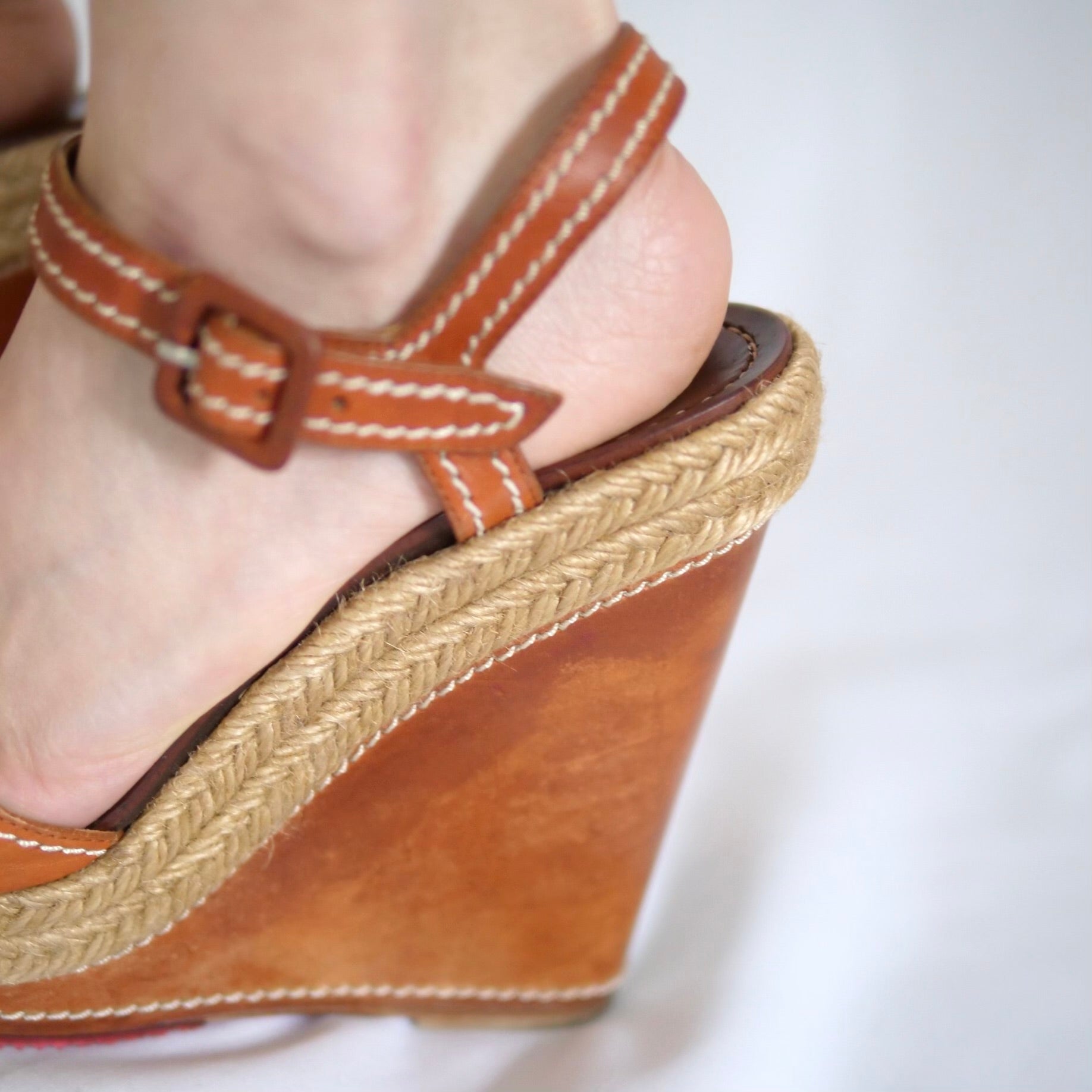 [OLD&VINTAGE] Christian Louboutin ウェッジサンダル