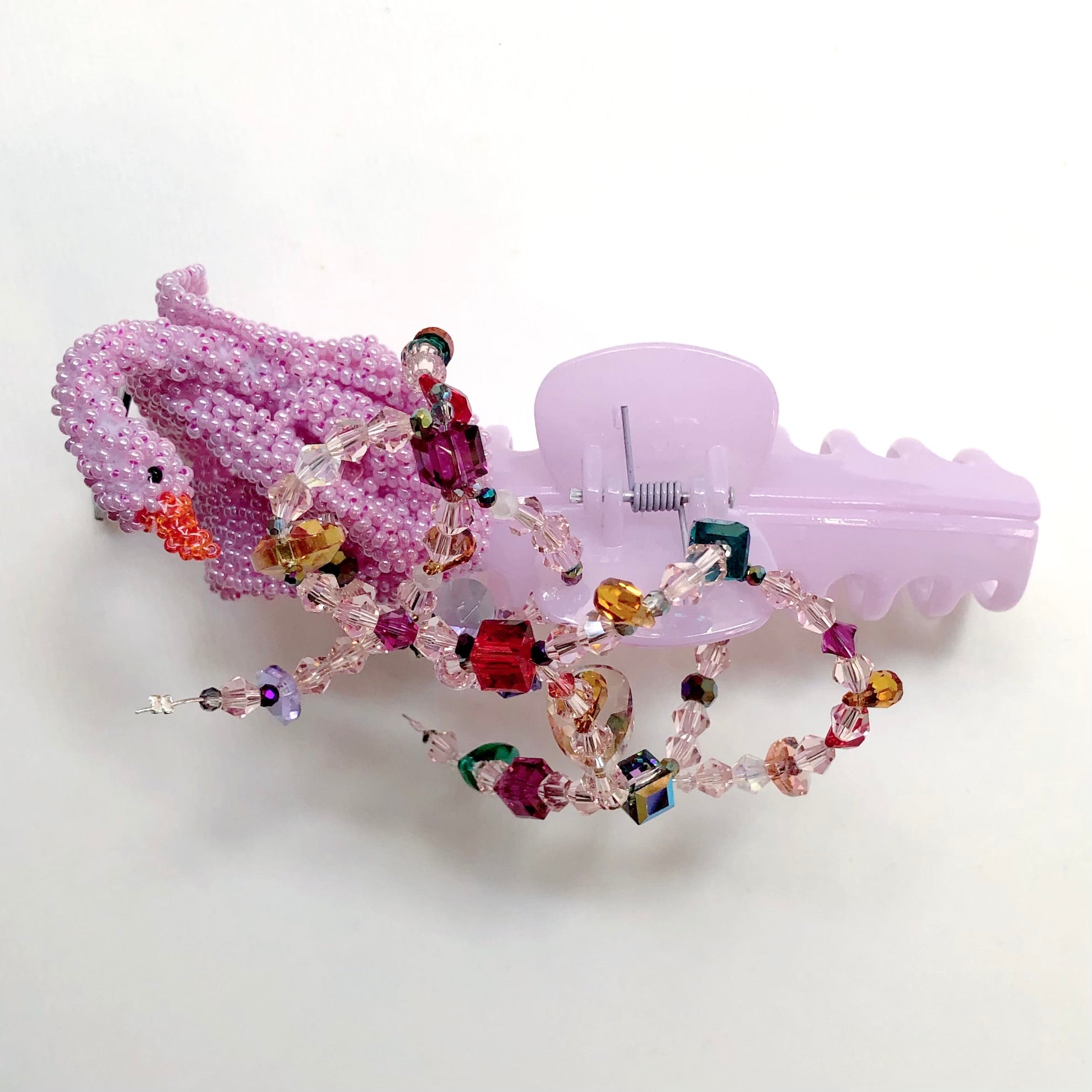 Lou de bètoly Swan hairclip / PINK
