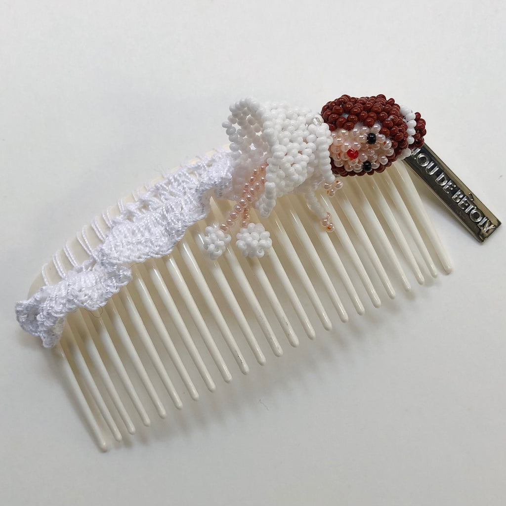 Lou de bètoly Haircomb / WHITE
