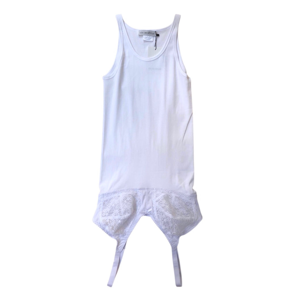 Lou de bètoly Tank top bra dress / WHITE