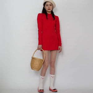 JOHN Tights Mini Dress / Red