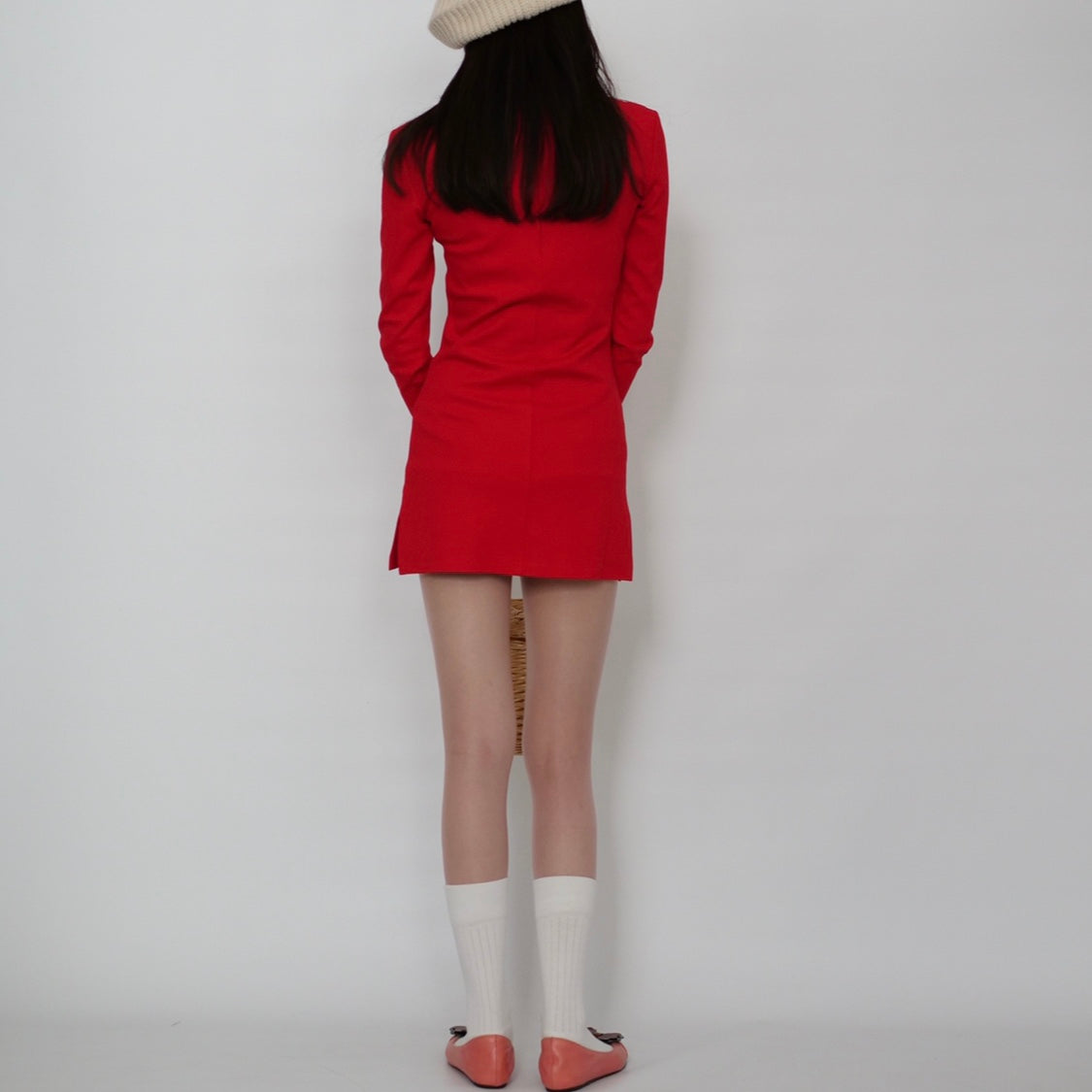 JOHN Tights Mini Dress / Red