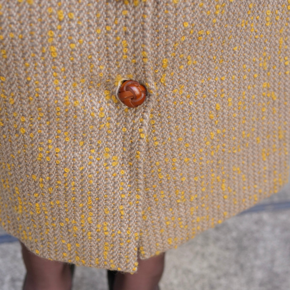 [OLD&VINTAGE] ALEXANDER MCQUEEN ツイードボタンスカート