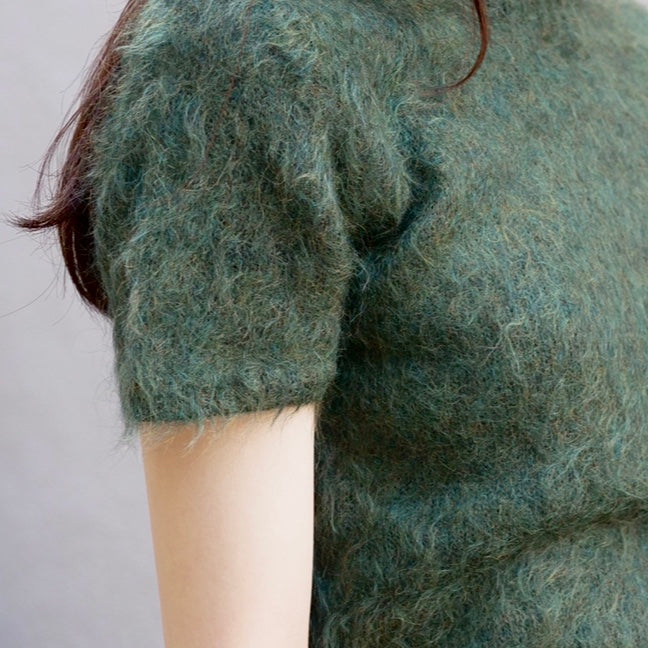 [OLD&VINTAGE] DSQUARED モヘアショートスリーブニット
