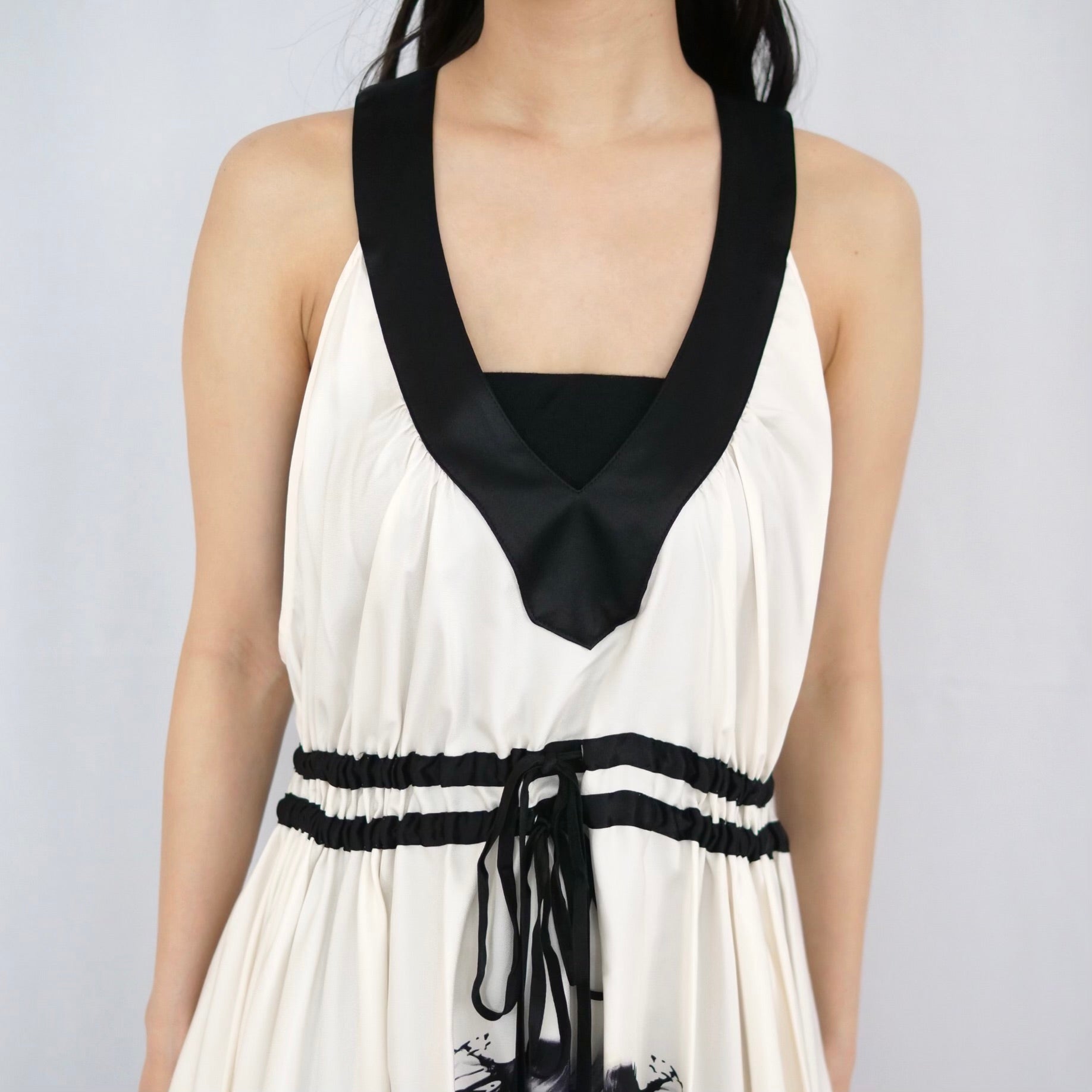 thomas wylde silk dress Original Rare Thomas Wylde Silk Dress Skull Skelton Off White Sheer XS