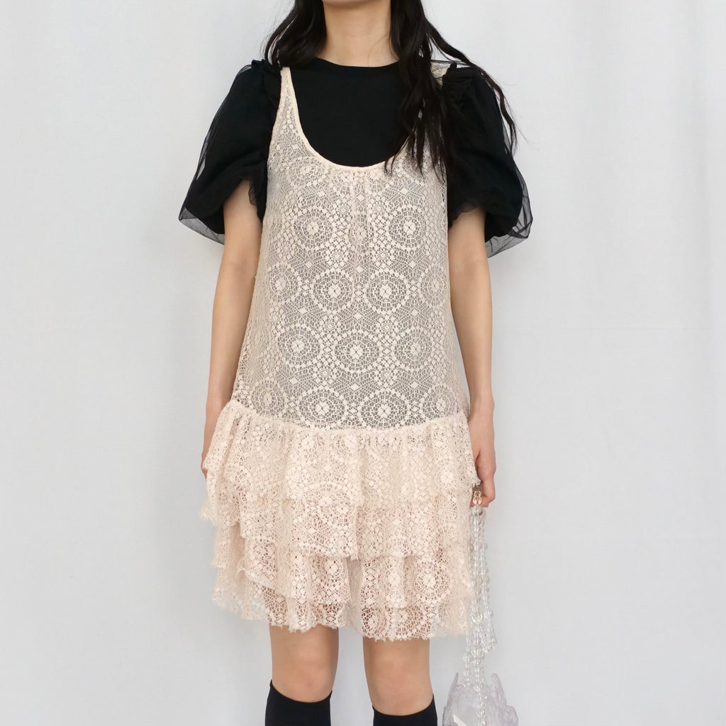 [OLD&VINTAGE] ONLY HEARTS レースワンピース