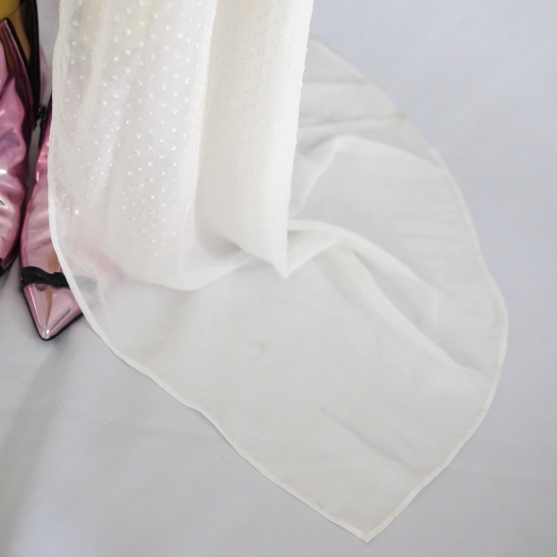 [OLD&VINTAGE] sacai luck  ニット×シフォンワンピース