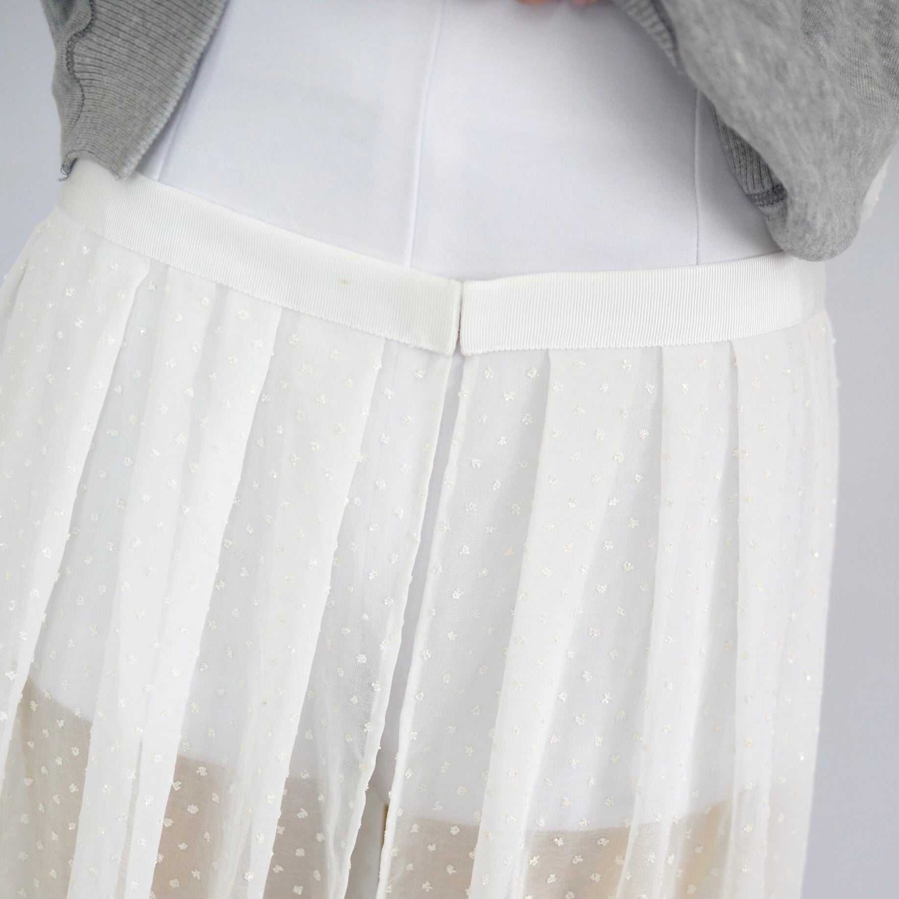[OLD&VINTAGE] sacai luck  ニット×シフォンワンピース
