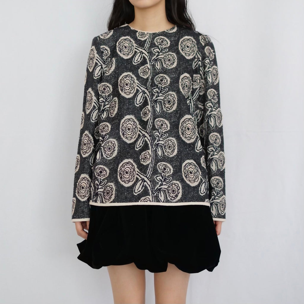 [OLD&VINTAGE] mina perhonen giardino刺繍ブラウス