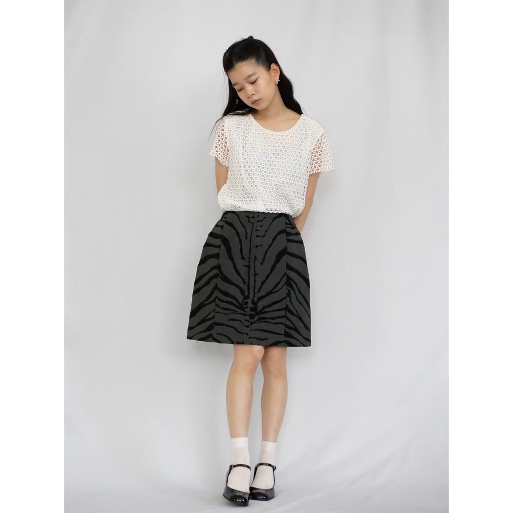 [OLD&VINTAGE]  CARVEN ゼブラ柄スカート