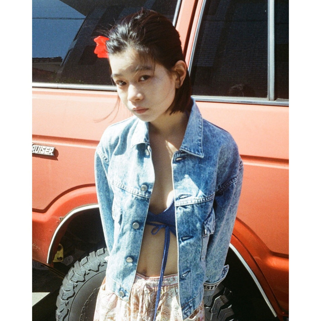 【SALE】WESTOVERALLS / DENIM TRACKER JACKET(857B) C.BLUE