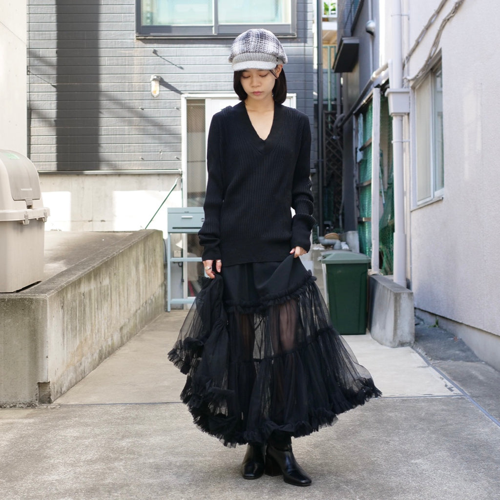 [OLD&VINTAGE] Maison Margiela Vネックリブニット