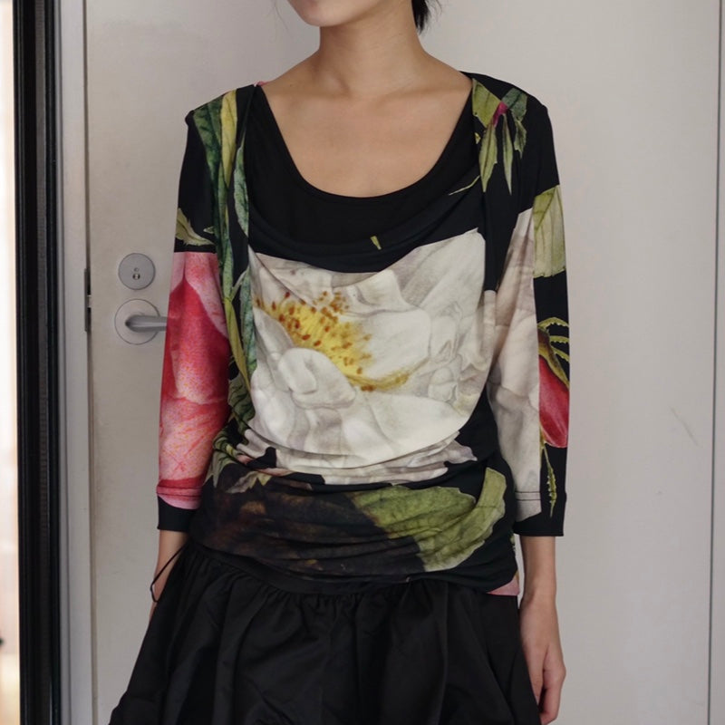 [OLD&VINTAGE]vivienne westwood anglomania 花柄ジャージートップス