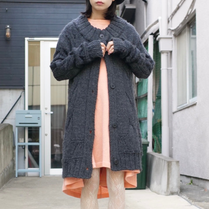 [OLD&VINTAGE]vivienne westwood anglomania ローゲージニットカーディガン