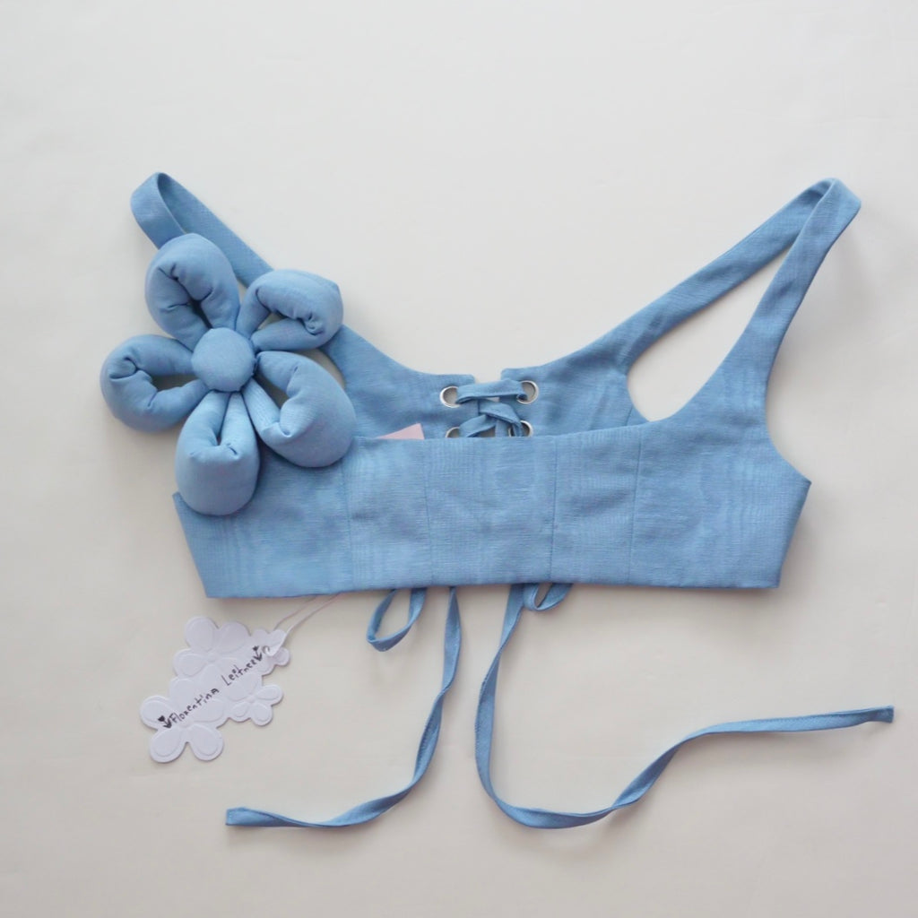 FLORENTINA LEITNER TRACY TOP (PALE BLUE)