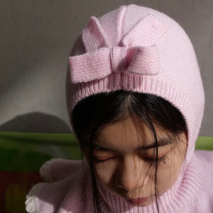 [SALE]SHUSHU/TONG   Cape hat  / pink