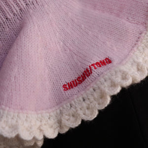 [SALE]SHUSHU/TONG   Cape hat  / pink