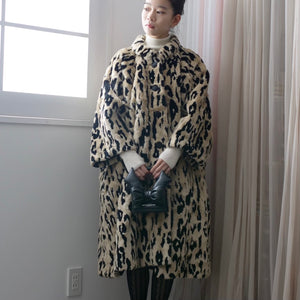 [OLD&VINTAGE] BALENCIAGA レオパードエコファーコート