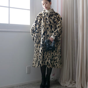 [OLD&VINTAGE] BALENCIAGA レオパードエコファーコート