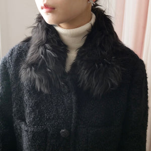 [OLD&VINTAGE] FENDI クリンプモヘアコート