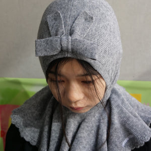 [SALE]SHUSHU/TONG   Cape hat / grey