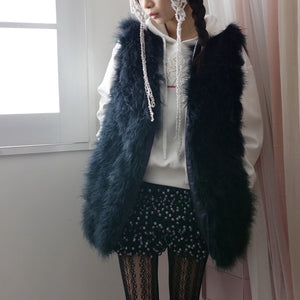 DIM AT NOON × Ren 　forest animals shorts /BLACK