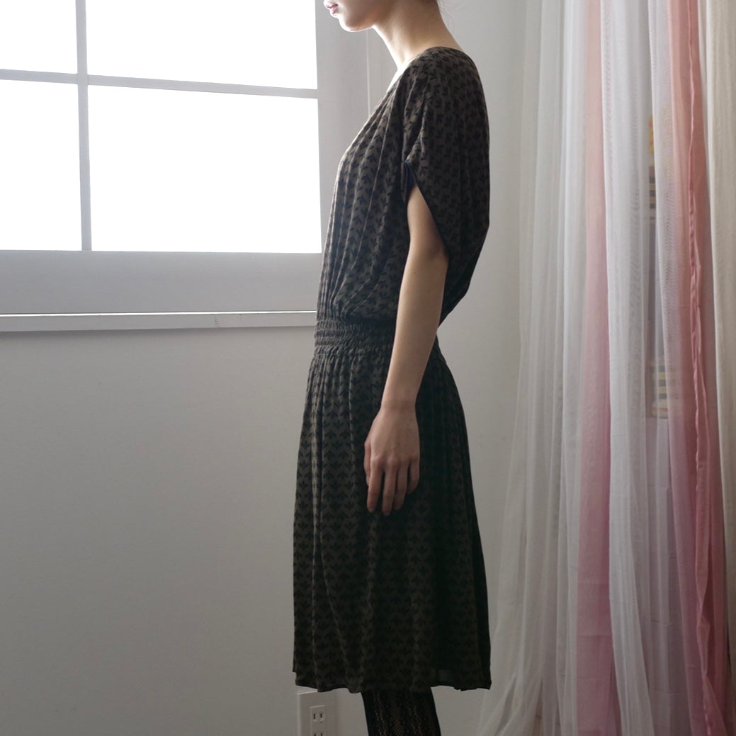 [OLD&VINTAGE] forte forte プリントワンピース