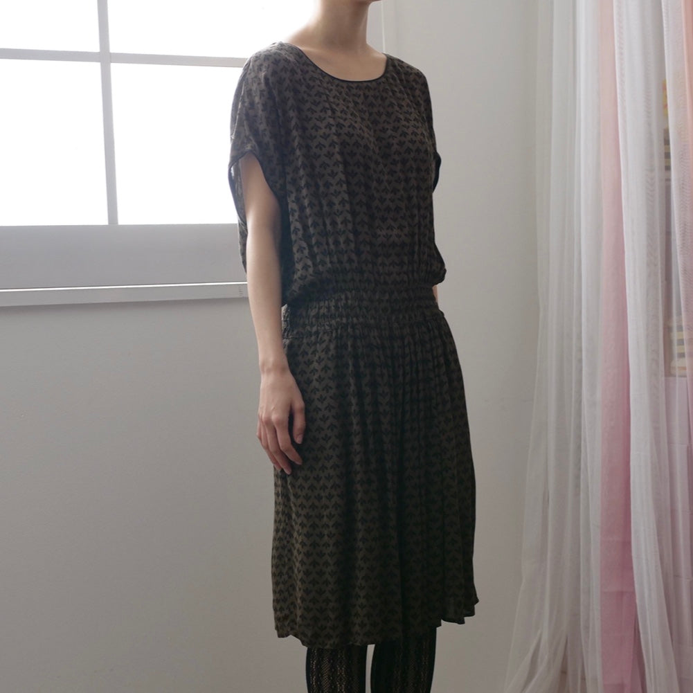 [OLD&VINTAGE] forte forte プリントワンピース