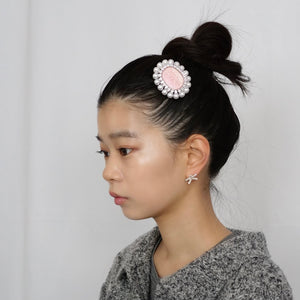 YVMIN×SHUSHU/TONG  the three grace embossed duckbill clip(PINK)