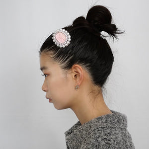 YVMIN×SHUSHU/TONG  the three grace embossed duckbill clip(PINK)