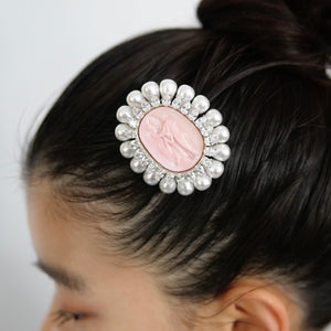 YVMIN×SHUSHU/TONG  the three grace embossed duckbill clip(PINK)