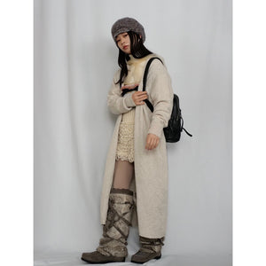 [OLD&VINTAGE]Bureau des Fantaisistes　ポンポンニット帽 / grey