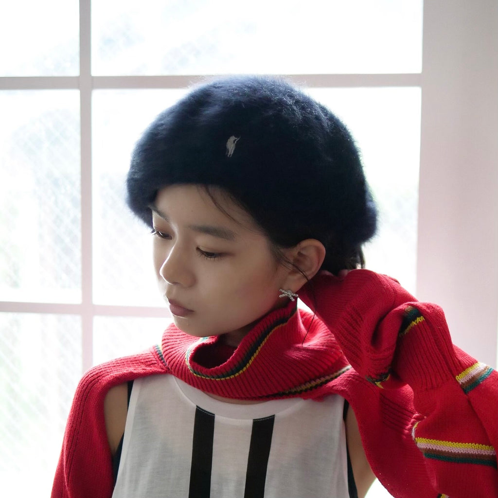 [OLD&VINTAGE]  Y&O フラッフィーベレー帽