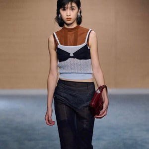 [SALE]SHUSHU/TONG  bow-tie corset(BLACK)
