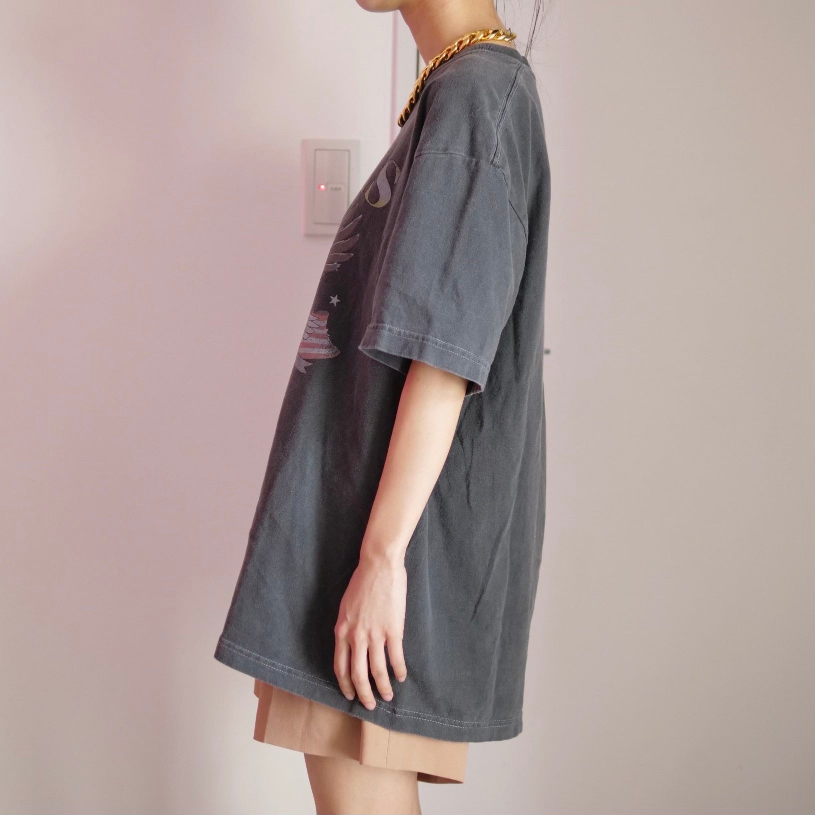 [OLD&VINTAGE] イーグルプリント Tシャツ