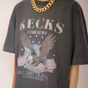 [OLD&VINTAGE] イーグルプリント Tシャツ