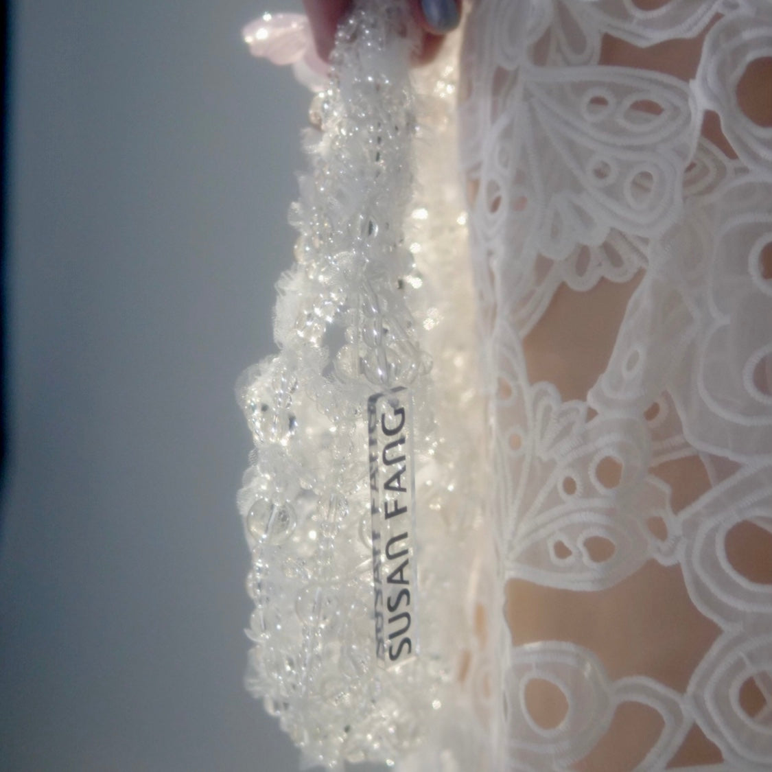 【SALE】SUSAN FANG　TULLE BEADED HANDBAG