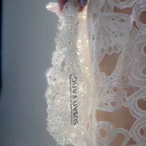 【SALE】SUSAN FANG　TULLE BEADED HANDBAG