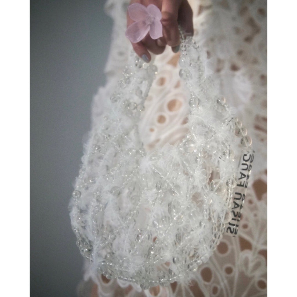 【SALE】SUSAN FANG　TULLE BEADED HANDBAG