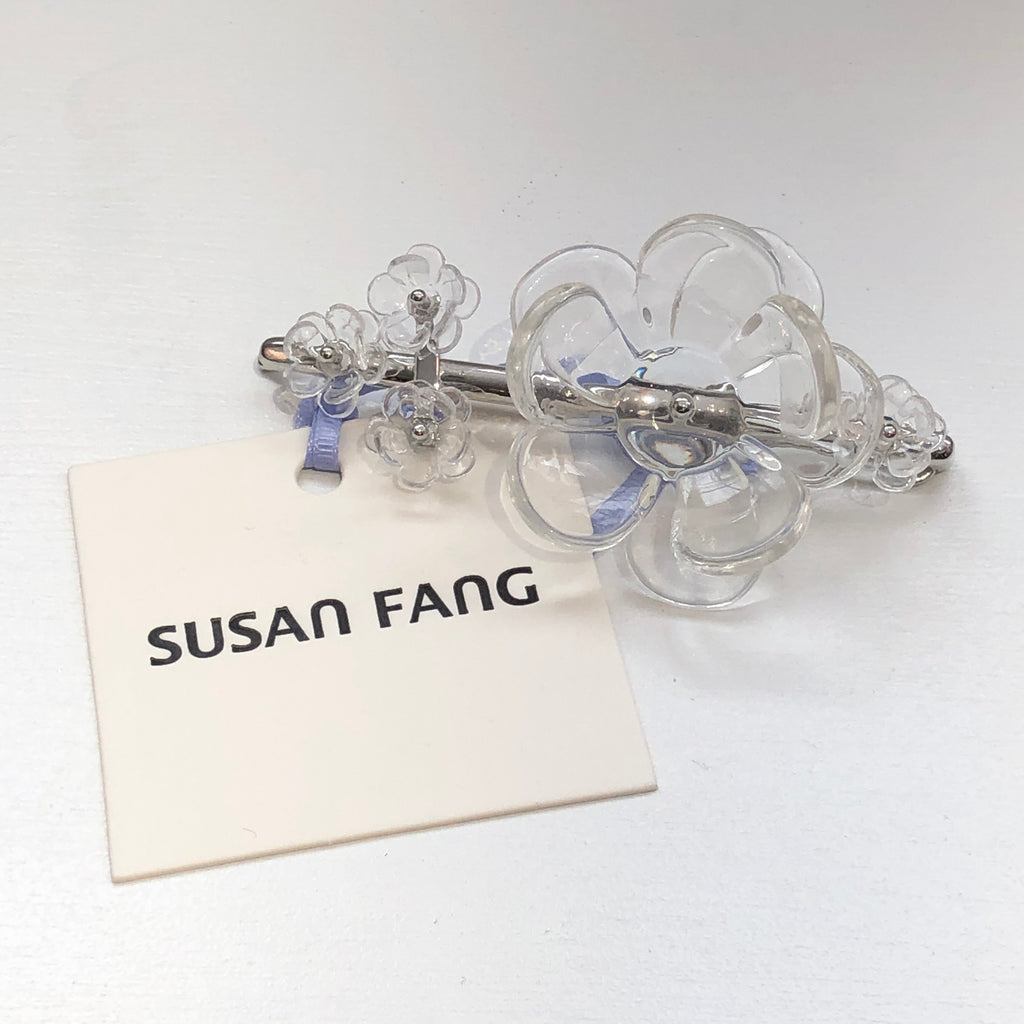 SUSAN FANG　3D PRINTED FLOWER HAIRCLIP (TRANSPARENT)