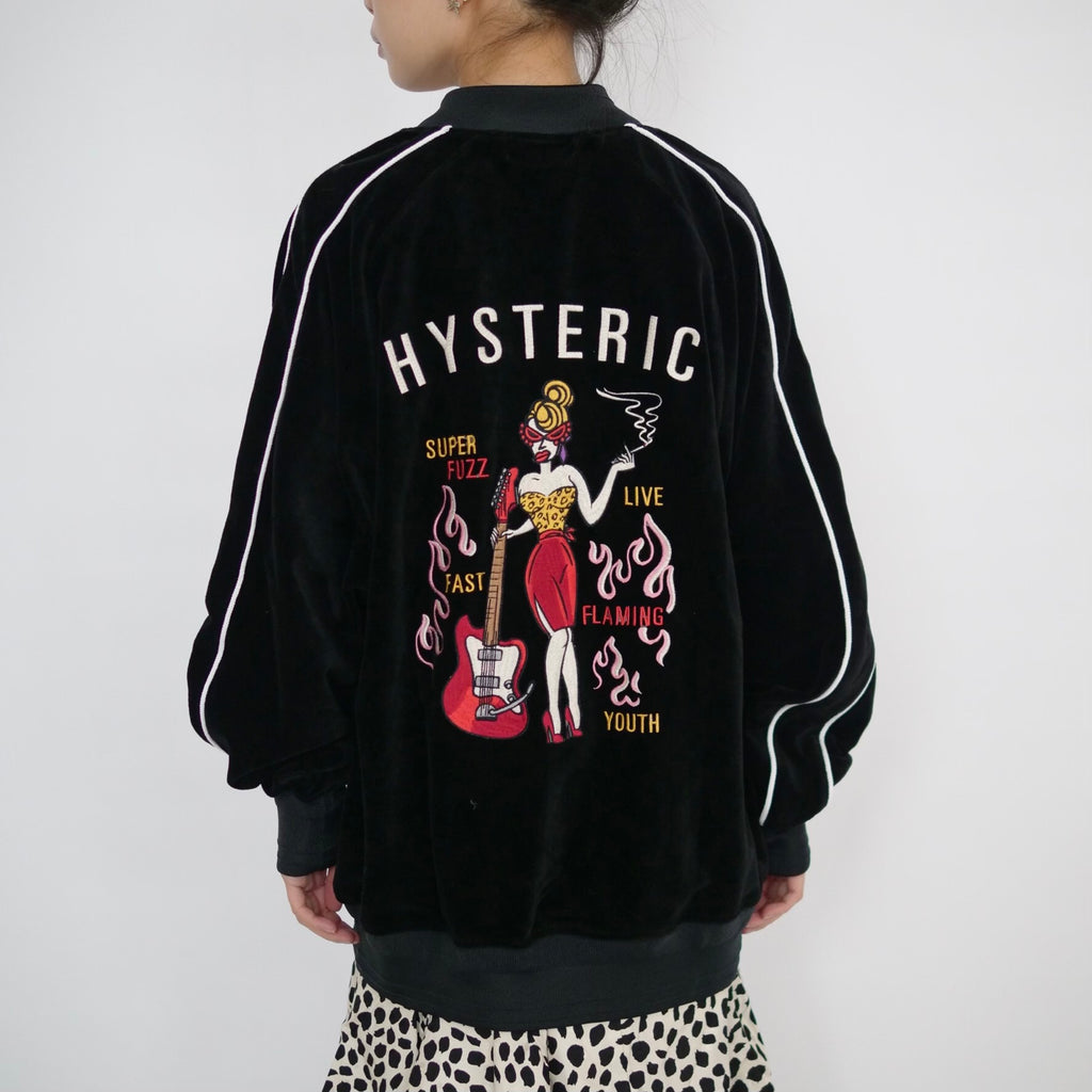[OLD&VINTAGE] HYSTERIC GLAMOUR ベロアトラックジャケット