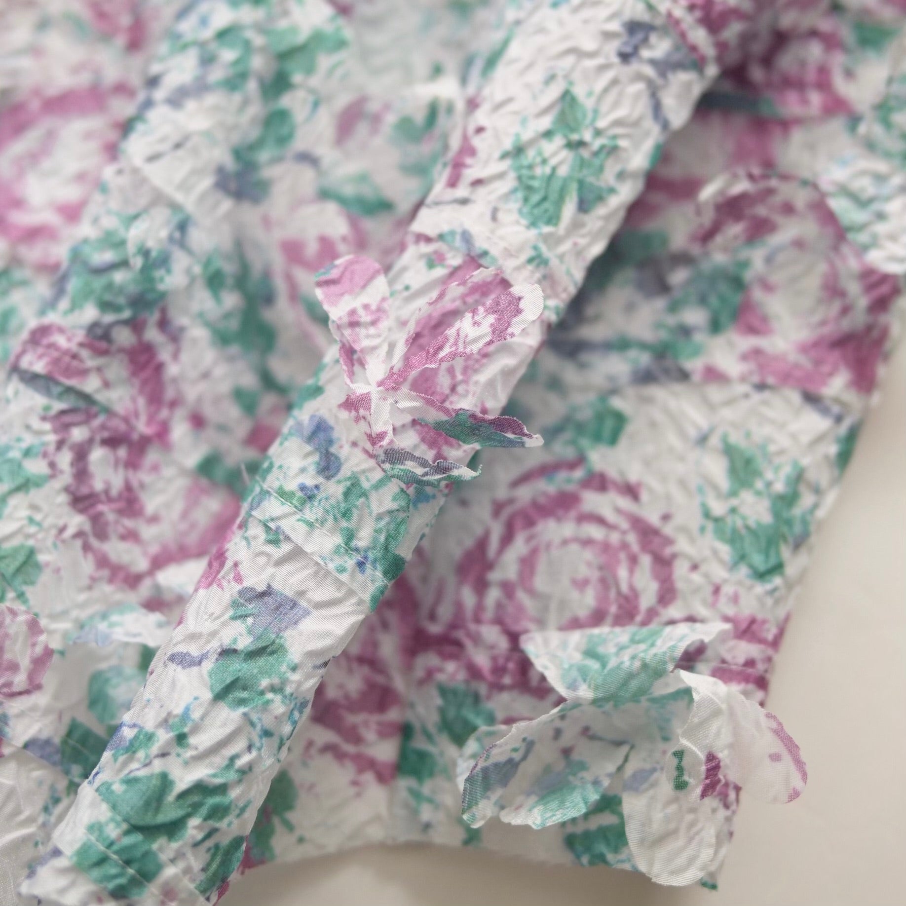 SUSAN FANG　TEXTURED FLOWER DRESS W/LASER CUT