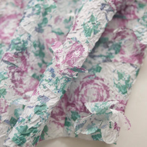 SUSAN FANG　TEXTURED FLOWER DRESS W/LASER CUT