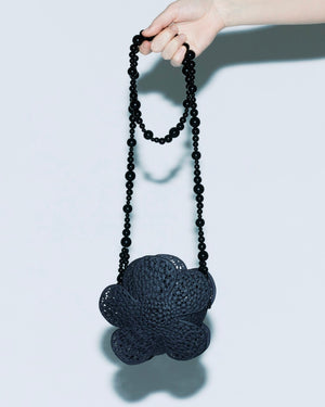 【SALE】SUSAN FANG　3D PRINTED FLOWER BAG /BLACK MAT