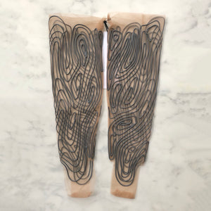 KASIA KUCHARSKA TOPOGRAPHY GAUNTLETS (grey/beige)