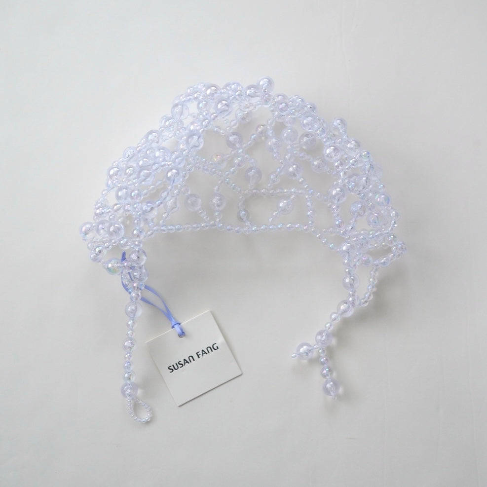 SUSAN FANG　IRIDESCENT BEADED HEADPIECE